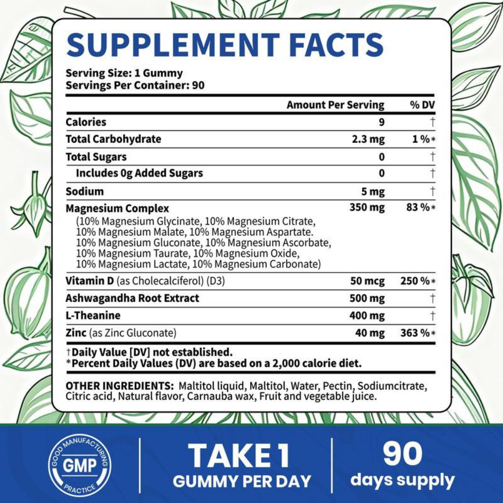 Calm Complex Daily Magnesium Gummies